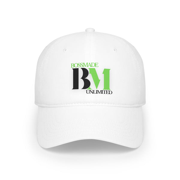 Black and Lime - Low Profile Baseball Cap