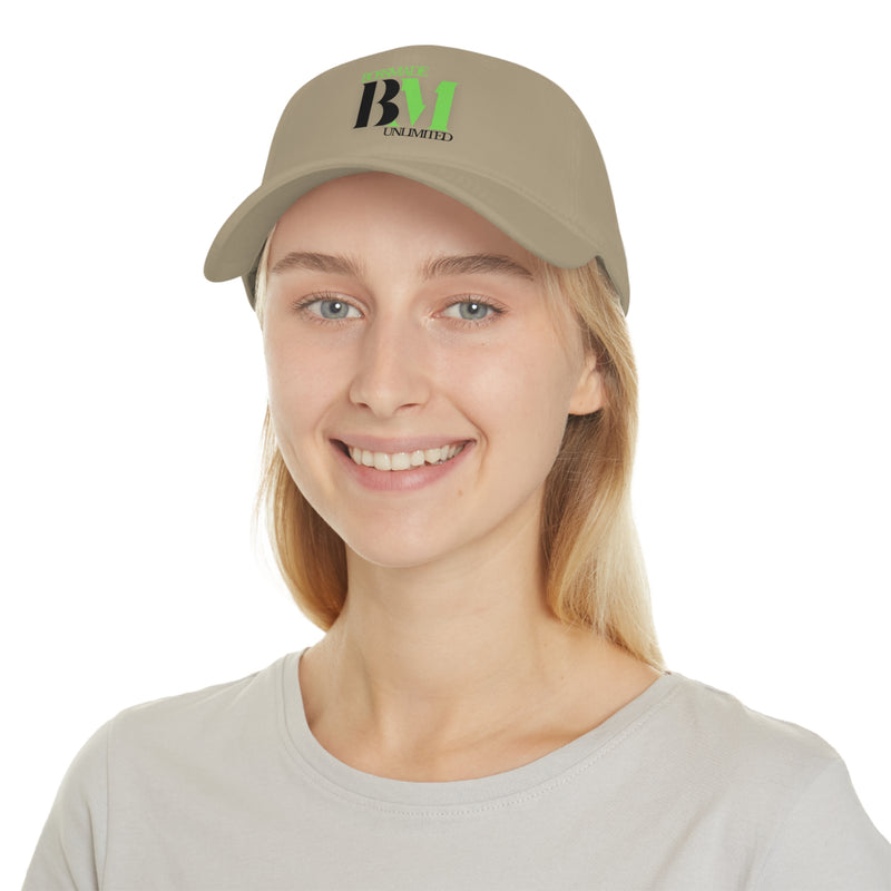 Black and Lime - Low Profile Baseball Cap