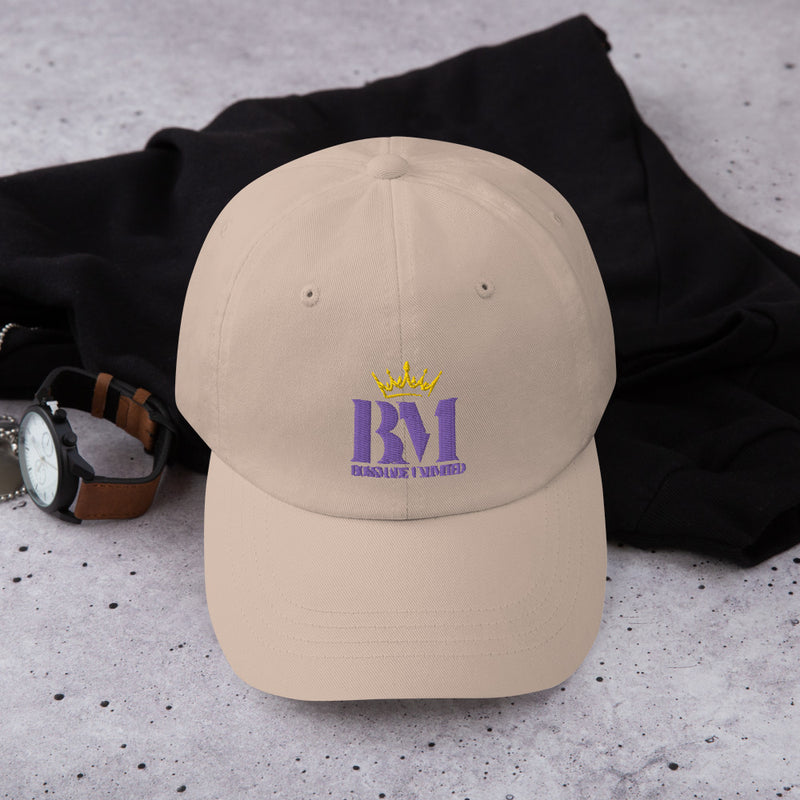 Boss Made Purple Dad hat