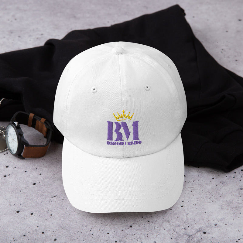 Boss Made Purple Dad hat