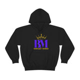 BM Purple - Unisex Heavy Blend™ Hooded Sweatshirt