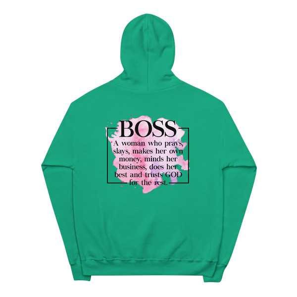 Boss Lady - Unisex fleece hoodie