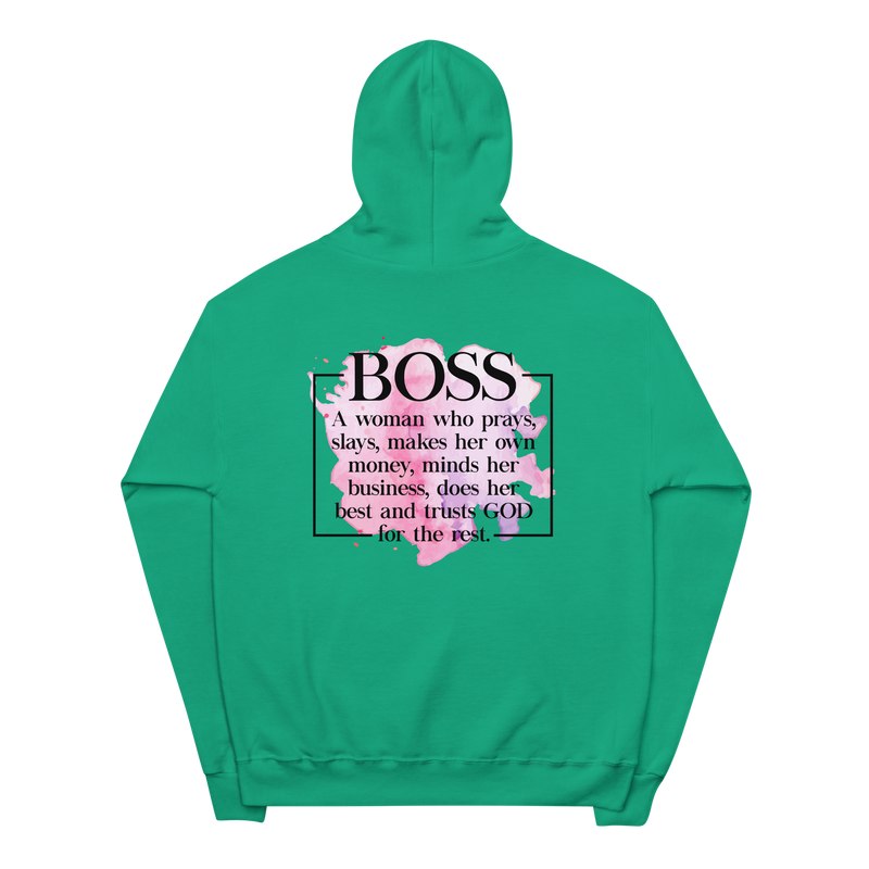 Boss Lady - Unisex fleece hoodie