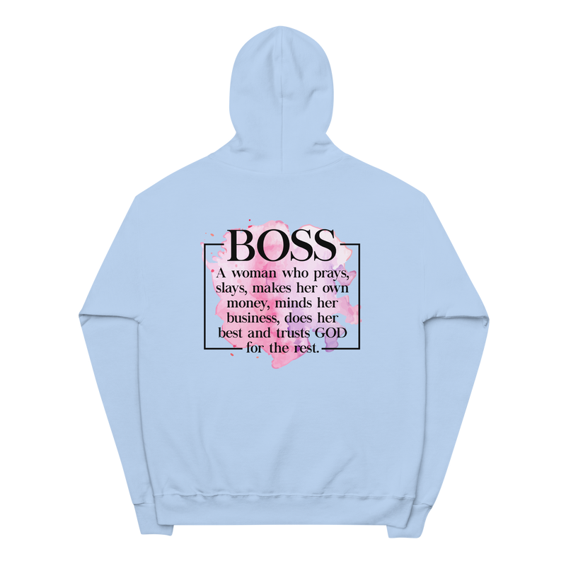 Boss Lady - Unisex fleece hoodie