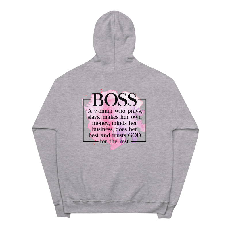 Boss Lady - Unisex fleece hoodie